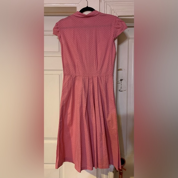 EC Star Swiss dot rockabilly pinup vintage dress L - Picture 5 of 6